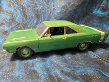 Vintage 1969 Dodge Dart Gt Sport Diecast Car 118 Scale Green Mod Flower Power