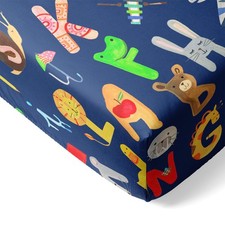 Baby Crib Sheets, Buttery Soft Viscose from Bamboo Crib Sheets for Boys Gir...