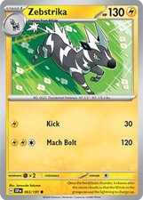 Pokemon Zebstrika (63/260) Surging Sparks NM