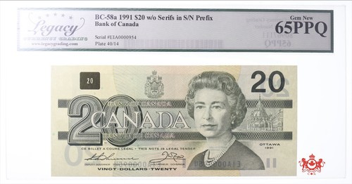 1988-1991 Bank Of Canada 5$ - 100$ Matching Low Serial Number Set - Legacy - - 第 8/16 張圖片