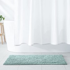 Amazon Basics Bathroom Rugs, Extra Soft Absorbent Shag Bath Rugs, Non-Slip Backi