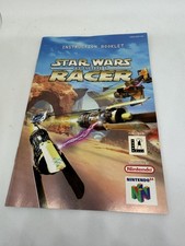 Star Wars Episode 1 Racer N64 Nintendo 64 Instruction Manual ONLY