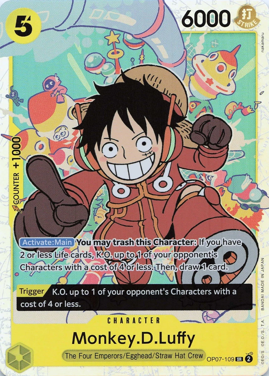 Monkey.D.Luffy OP07-109 500 Years in the Future for sale | eBay