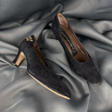 PETER KAISER Damen Pumps Wildleder schwarz Ni...