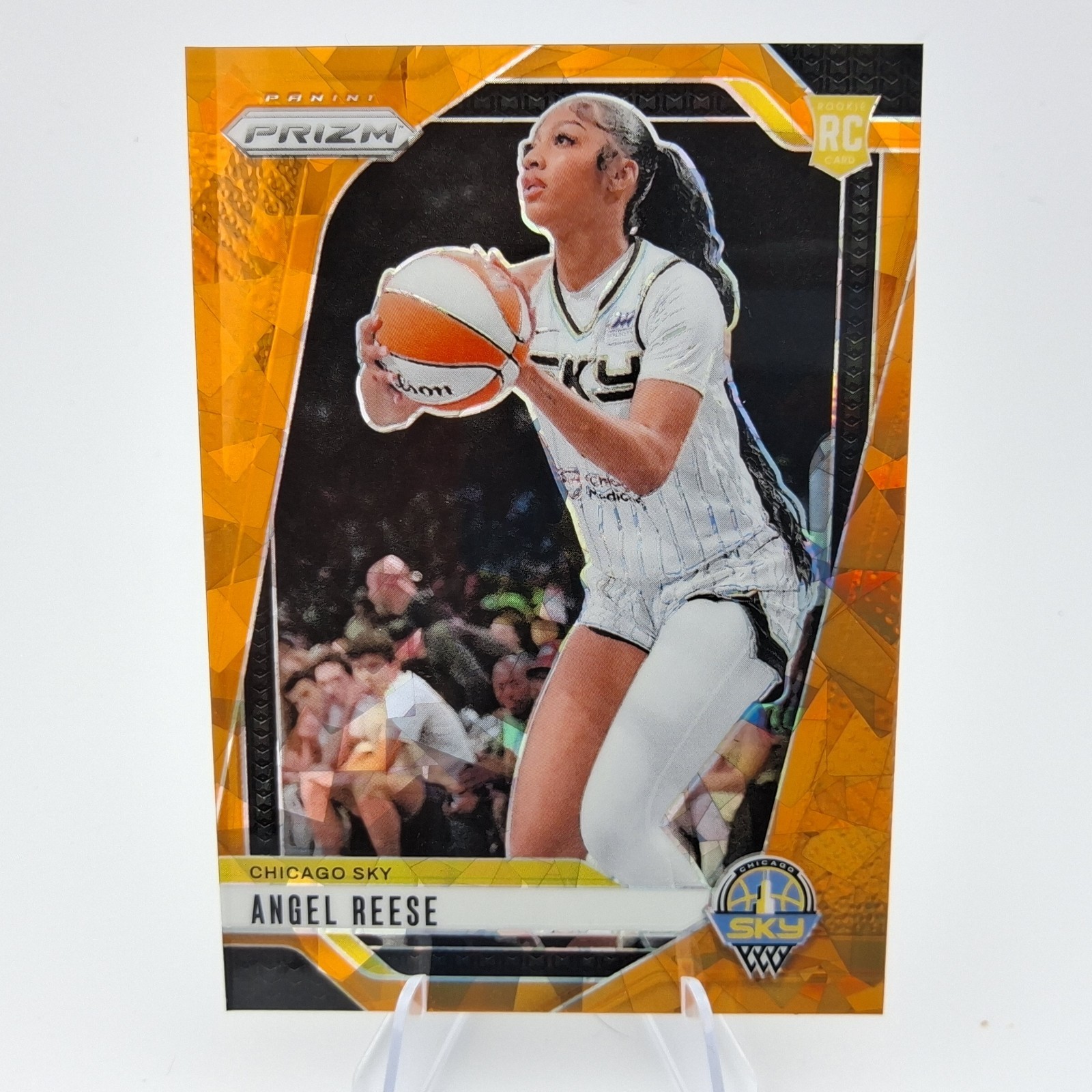 2024 Panini Prizm WNBA - Angel Reese #10 Orange Ice Prizm (RC)