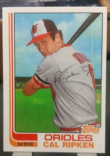 REPRINT. 1982 TOPPS Traded Cal Ripken Jr ROOKIE Card