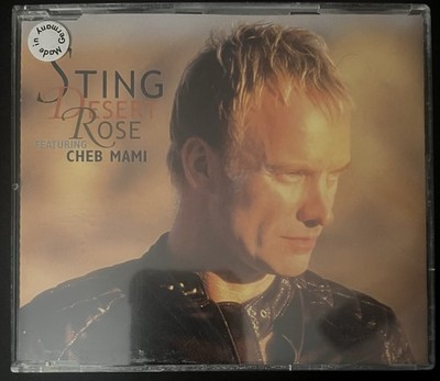  Desert Rose  by Sting w/ Cheb Mami (2000 CD Single A&M Germany) Free Shipping!