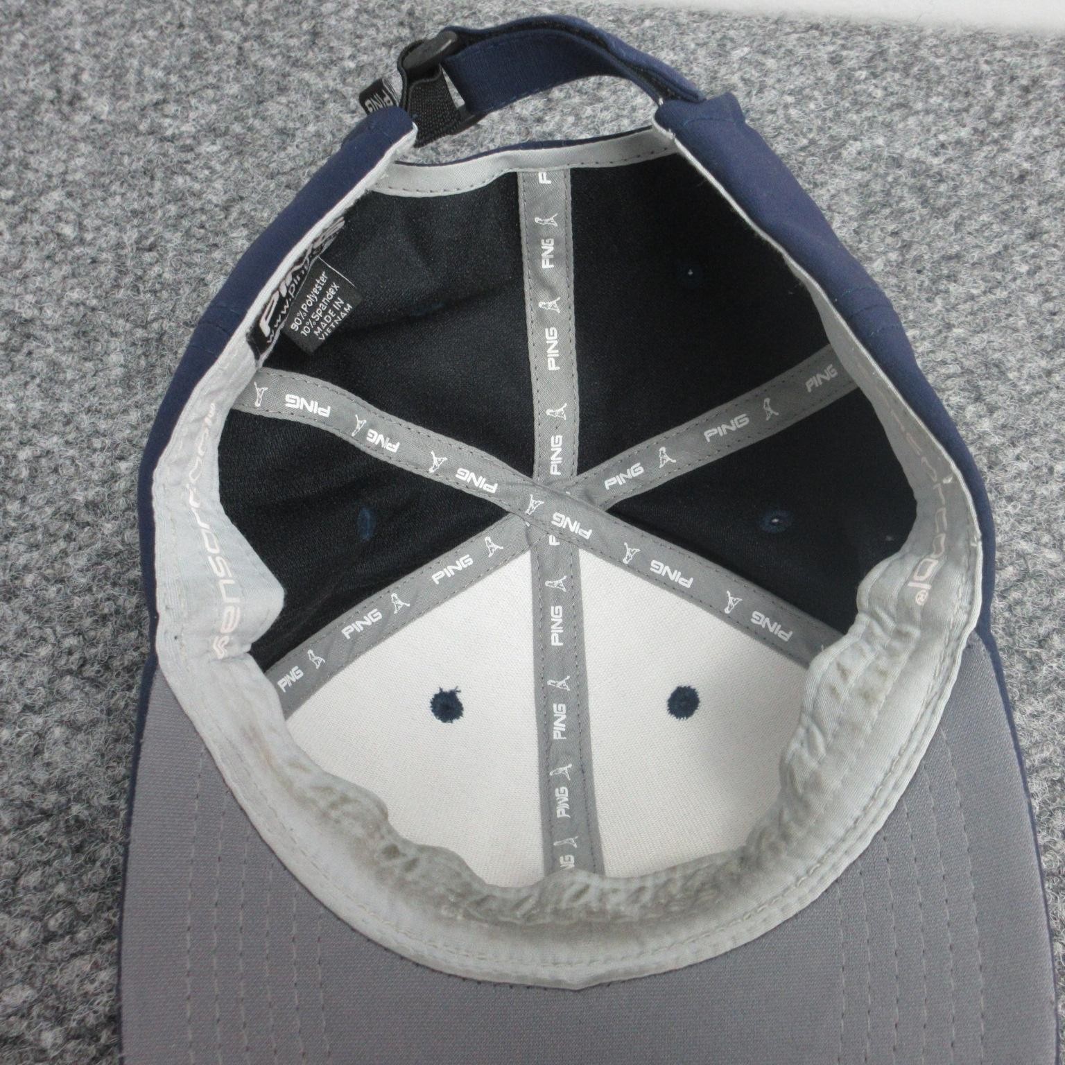 PING Hat Cap Strap Back Navy Blue SensorCool Stre… - image 9