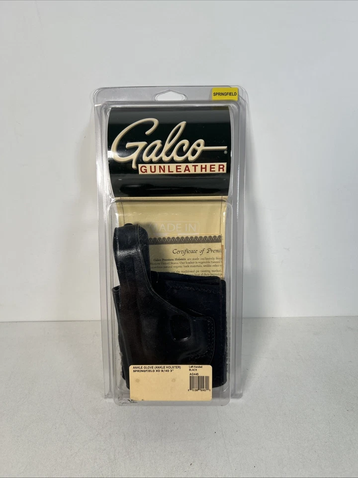 Funda Guante Tobillo Galco Izquierda para Springfield Armory XD 3" Subcompacta 9mm .40 Foto 2 de 4
