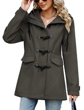 Yuson Girl Giacca Mezza Stagione Donna Leggero Giacca Cappotto in Cotone