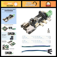 PCIe to M.2 Adapter for NVMe SSD, Dual 4K Output, Raspberry Pi 5 Compatible