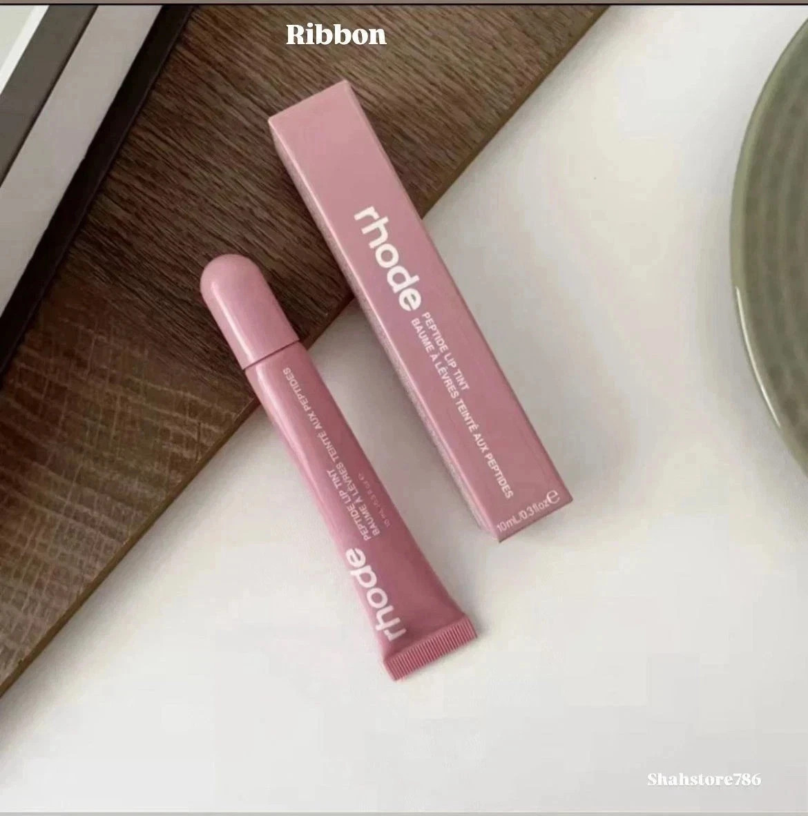 Rhode Peptide Lip Tint 10ml Shea Butter Sheer SET of 2 SHORTCAKE