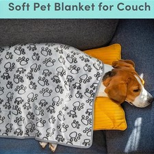 1 pc Soft Fluffy Cartoon Pet Blanket Warm Cozy Mat for Dogs Cats NEW