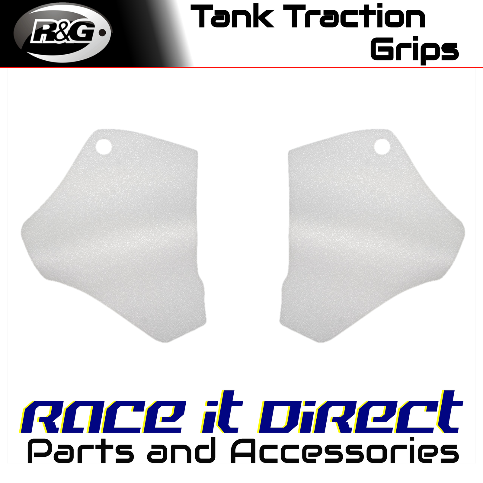 Tank Traction Grips for Ducati Multistrada V2 2025-2026 Clear R&G