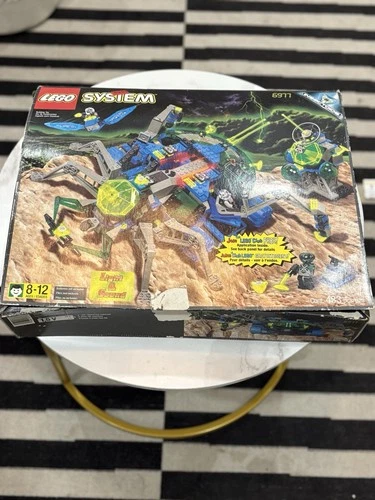 Lego 6977 Insectoids Arachnoid Star Base  Instructions With BOX AGE8-12