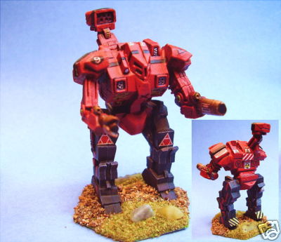 Battletech painted Battleaxe battlemech KH