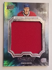 2023-24 Black Diamond Owen Beck Extra Exquisite Rookie /349