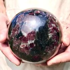 3260g  Natural garnet crystal ball quartz crystal energy ball Reiki healing — photo 3