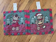 Vintage C&F Enterprises Beary Christmas Pillow Covers