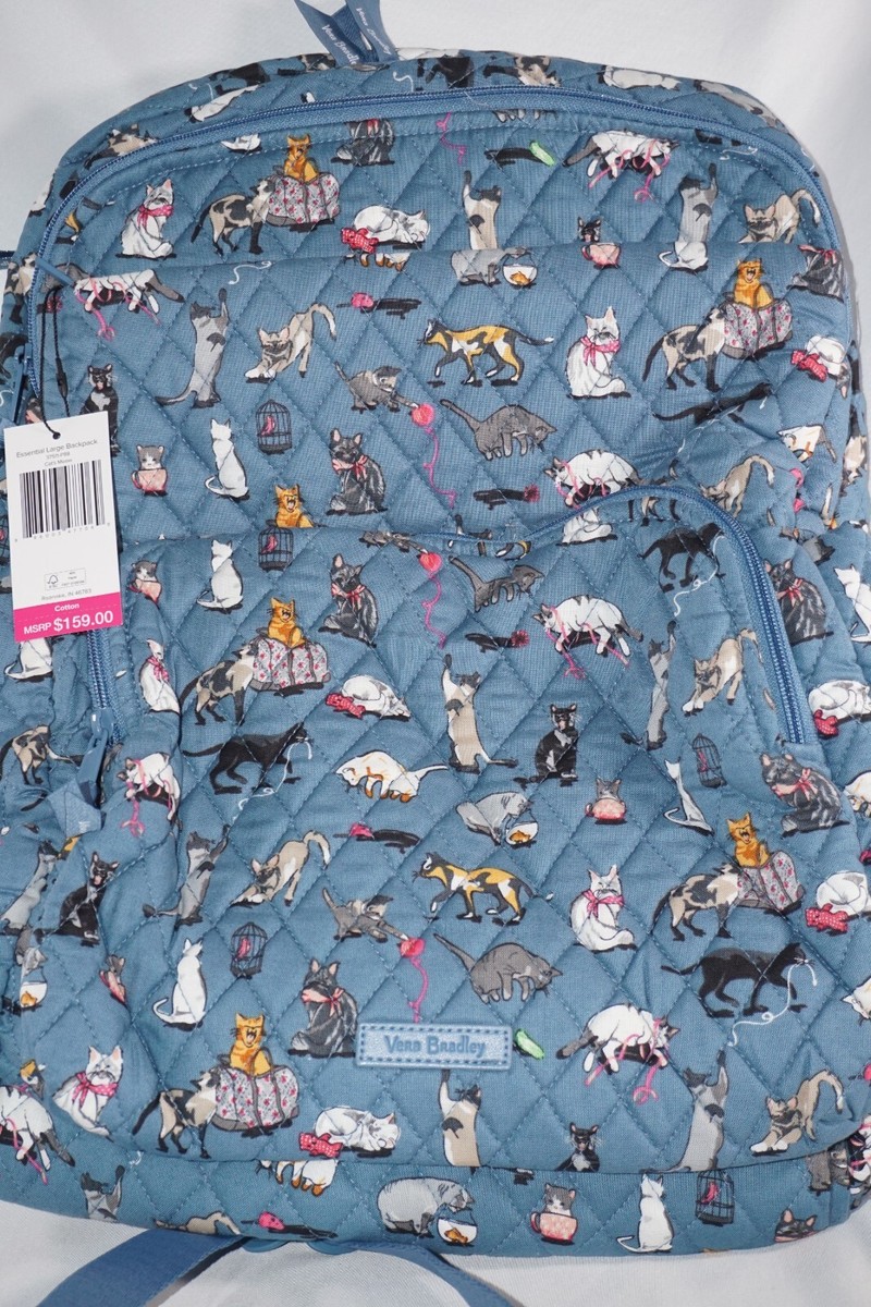 Vera Bradley Essential Large Backpack Cat display picture 2