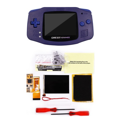 Display IPS Backlight LCD V2 Mod Kit Für GameBoy Advance GBA Pre-cut Shell - Picture 36 of 41