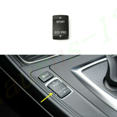  For BMW 2-Series 2013-2018 Interior Console Sport ECO Pro Switch Button Black