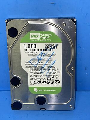 Western Digital Caviar Green 1000GB Internal 7200RPM 3.5'' (WD10EADS) HDD  1TB