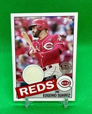 2020 Topps Series 1 (1985 Style Relic) Eugenio Suarez Reds #85TR-ES ***READ***
