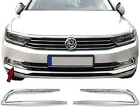 Edelstahl Nebelscheinwerfer Rahmen Chrom Passend FüR Vw Passat 3G B8 | Ab 2014-