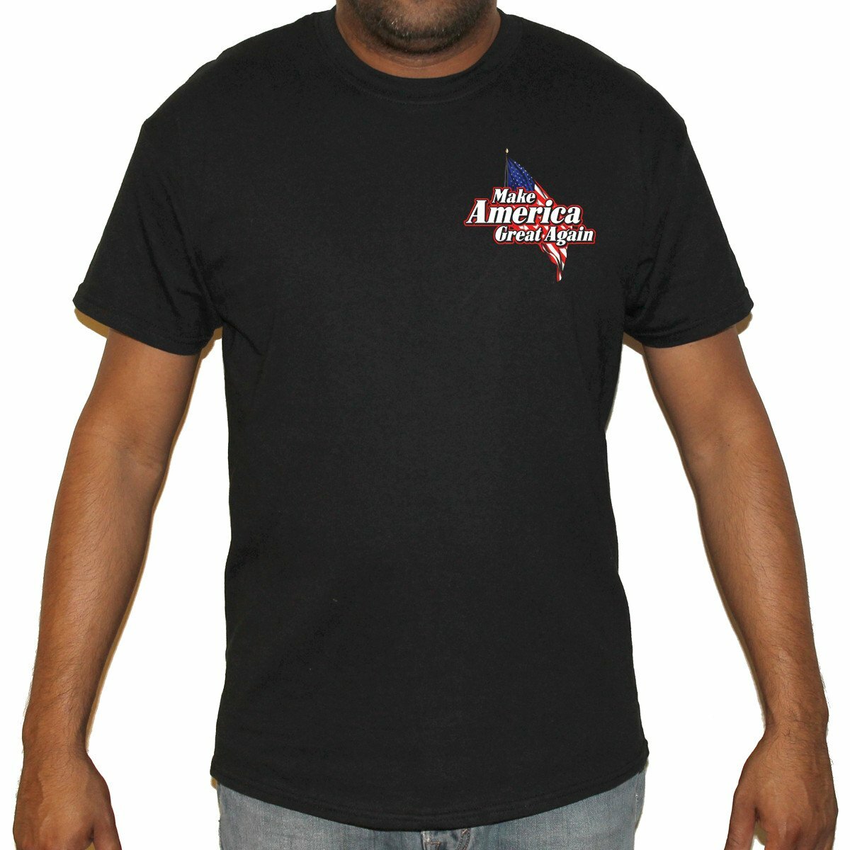 Donald Trump Hilary Clinton Bitch Fell Off MAGA Biker Motorcycle T