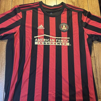 Atlanta United Adidas Nwt Red Black ATLUTD MLS Soccer Jersey