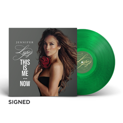 JENNIFER LOPEZ SIGNED This Is Me...Now JLO Exclusive Emerald 