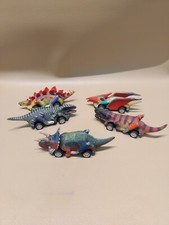 Lot Of 5 Jurassic Pull Back Action Cars Dino Toy Dinosaur Cars