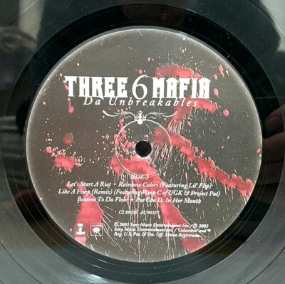 LP) Three 6 Mafia ‎– Da Unbreakables , OG Press, C2 89030, Album