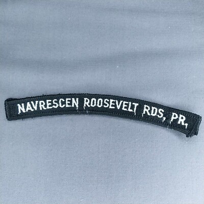 NAVRESCEN ROOSEVELT RDS PR Naval Navy Tab Rocker Ribbon 5