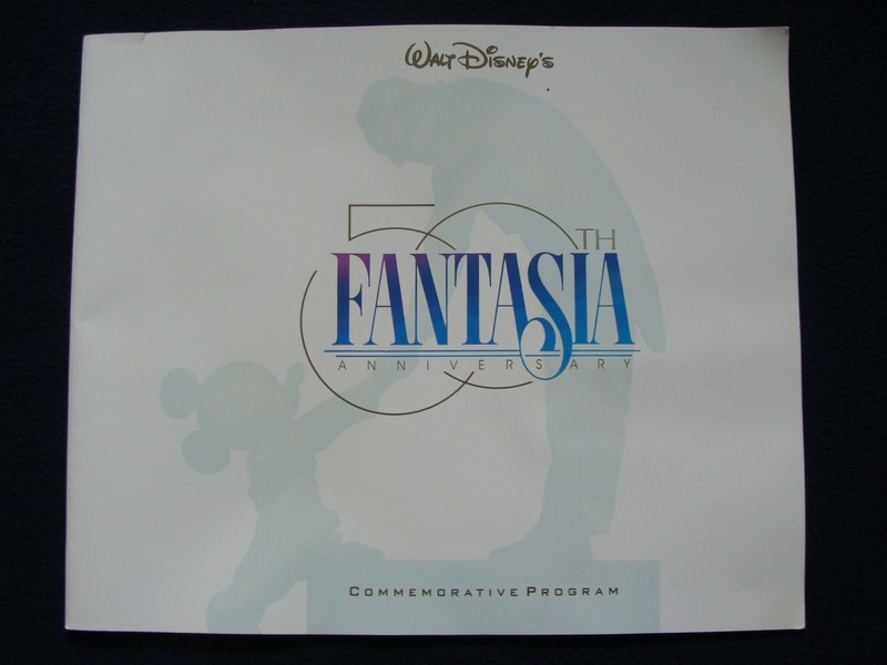 Walt Disney's 50th Anniversary Fantasia Commemorative Program
