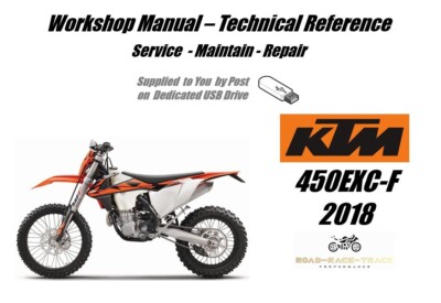 KTM 450EXC-F 450 EXC-F  Service Repair Workshop Manual   2018