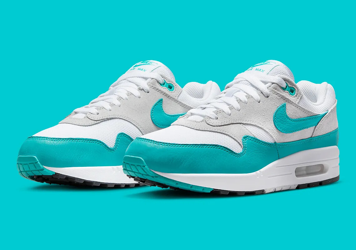 Nike Air Max 1 SC Clear Jade Green White Sneakers Retro DZ4549-001