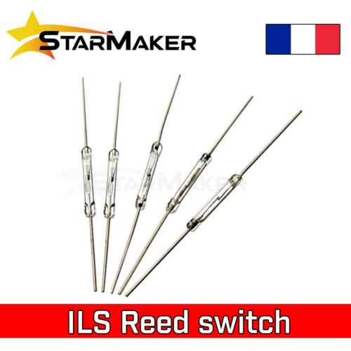 Interrupteur à lames souples REED switch NO - 1 à 50 pcs - ILS magnétique 14 mm  - Bild 1 von 3