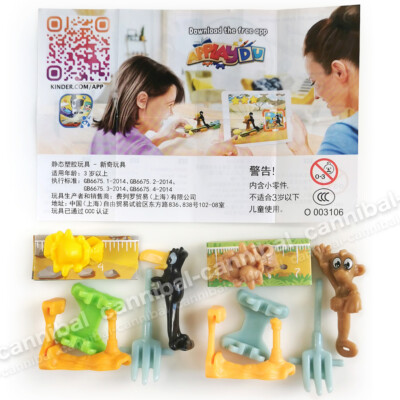 ~ KINDER Joy - Surprise Eggs Toy - VV123, VV236 - Hong Kong set of 2 FEED PETs