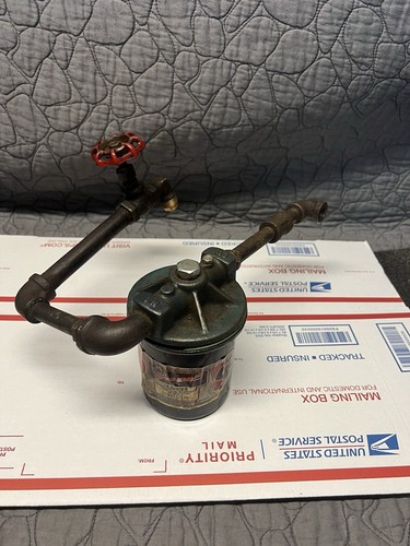 General 1A Epoxy Filter Set - 3/8" Oil Burner Filter with Nipples,Fittings Valve