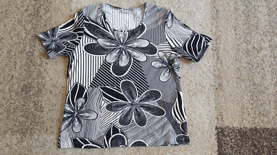 Damen T-Shirt Erfo Original Gr. 40 mit Muster 