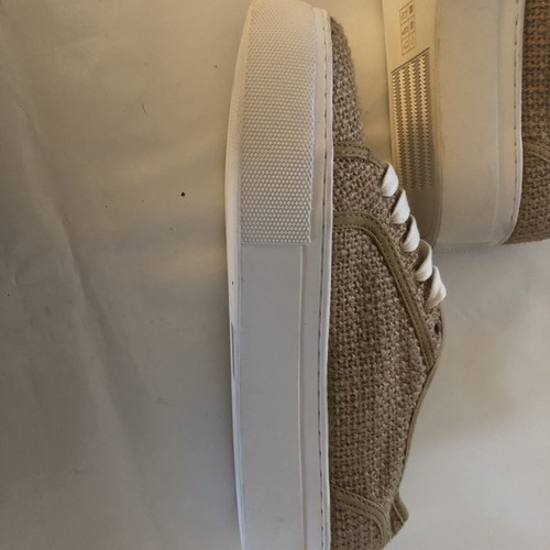 Asos Womens Raffia Lace Up Flatform Shoe Size 7 - Picture 4 of 7