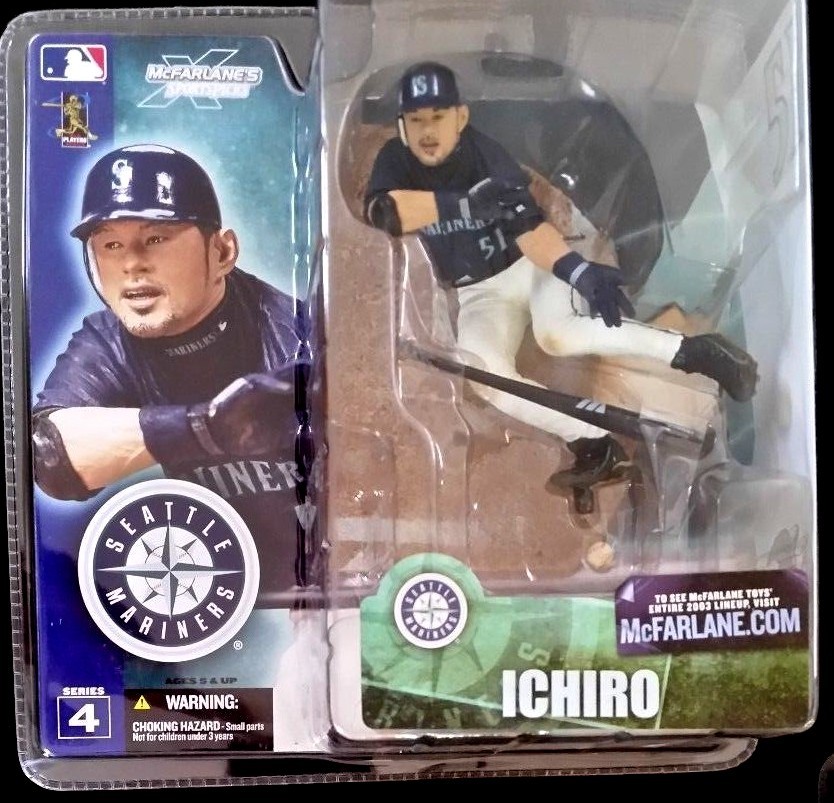 2003 McFarlane Baseball Series 4 #50 Ichiro Suzuki Blue Action