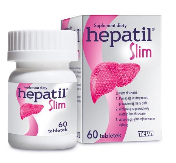 Hepatil Slim Leberunterstützung Cholin Abnehmen Gewichtsverlust Leber 60 Tab