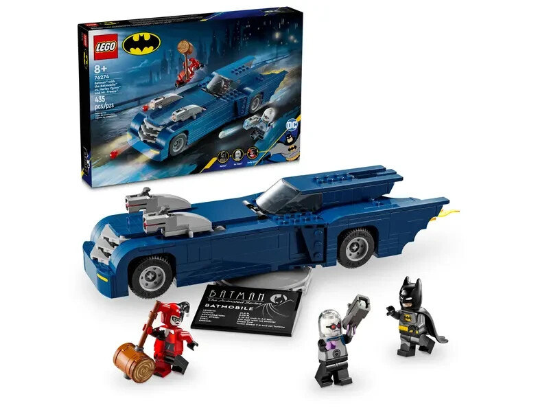 Lego Batman with the Batmobile vs Harley Quinn and 76274