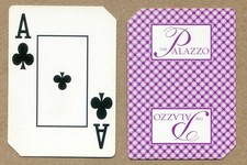 THE PALAZZO CASINO. LAS VEGAS. Ace of Clubs, SWAP PLAYING CARD
