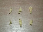 Model Train Unpainted Seated People Figures x 20 Assorted  HO-OO Scale