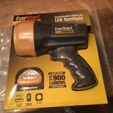 Everstart Max Led Spotlight 900 Lumen With Led Headlamp 814632013785