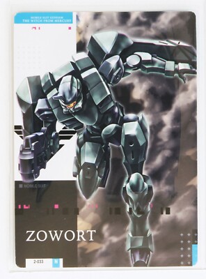 ZOWORT (2-033)- Mobile Suit Gundam: The Witch from Mercury Card | eBay